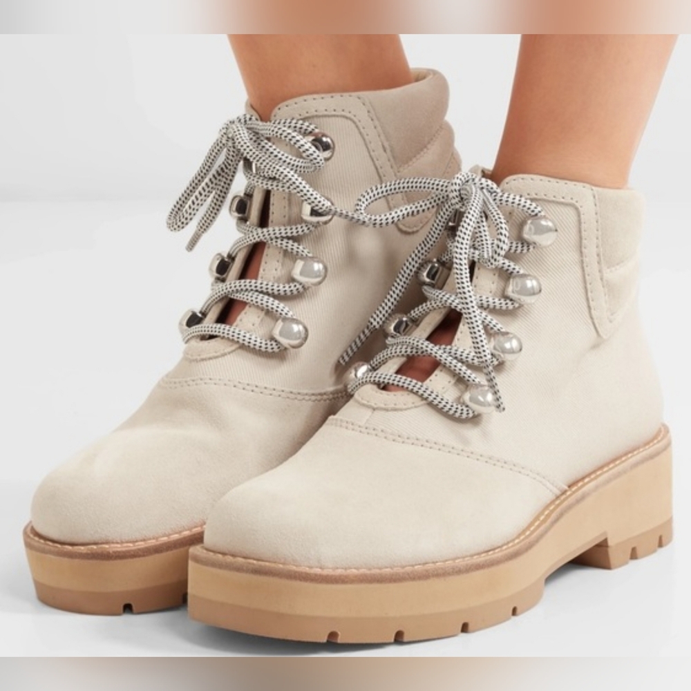 3.1 Phillip LimDylan canvas lace-up hiking Women Boots Size. 8.5.